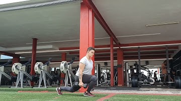 Dual DB suitcase KOT Split Squat