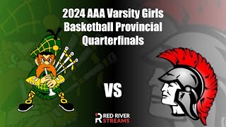RD Parker Trojans vs John Taylor Pipers   2024 AAA Varsity Girls Basketball Provincials