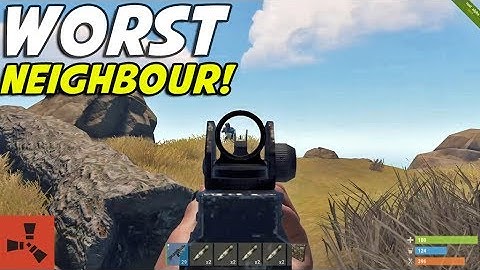 We are the worst neighbours ever! (Raids & Counter Raids) Rust Survival!