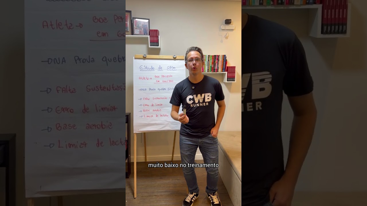 Estudo de caso (atleta treino bem intensidades, mas na prova não sustenta o ritmo).