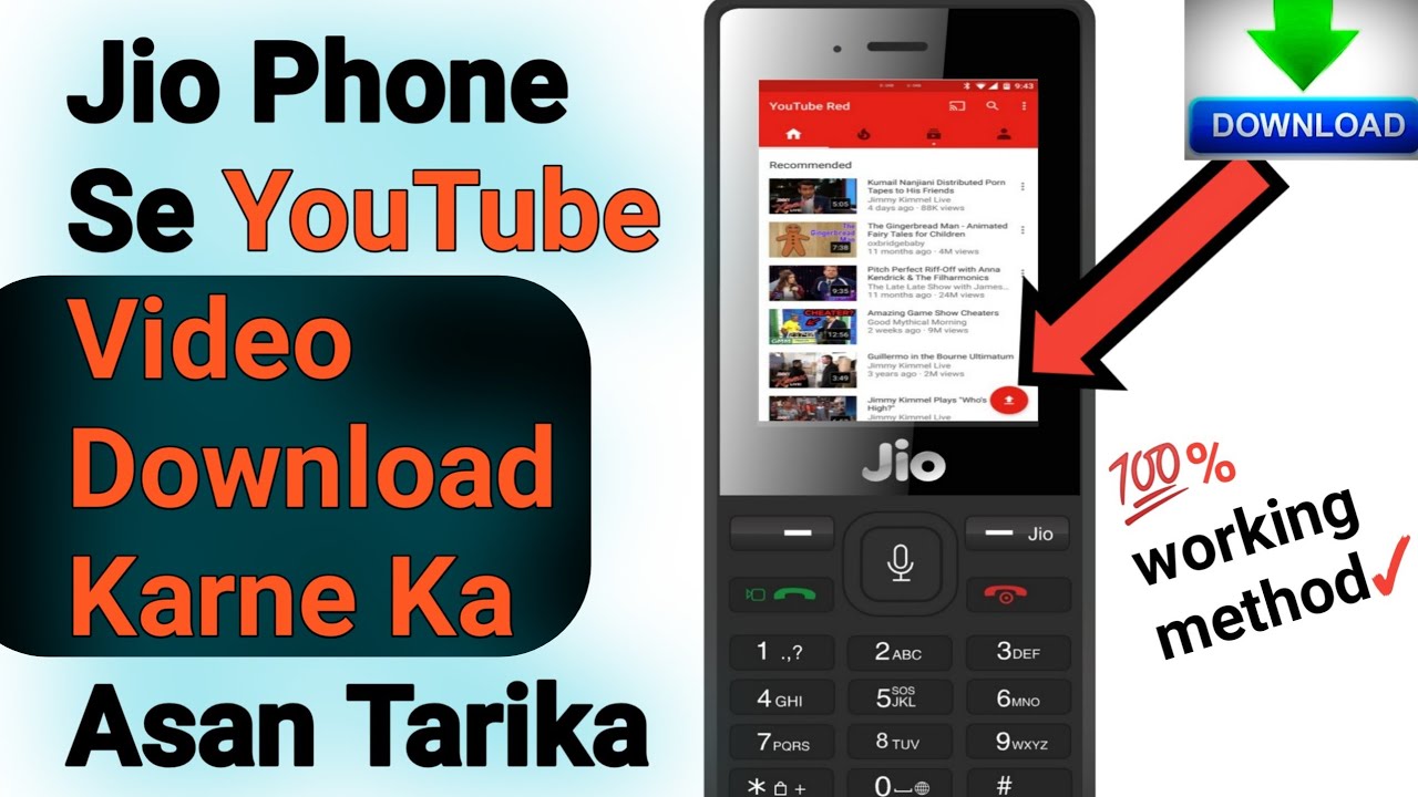 Jio Phone Se YouTube Video Download Karo Aasani Se ||🔴 LIVE Proof Ke Sath 🔥||,#25