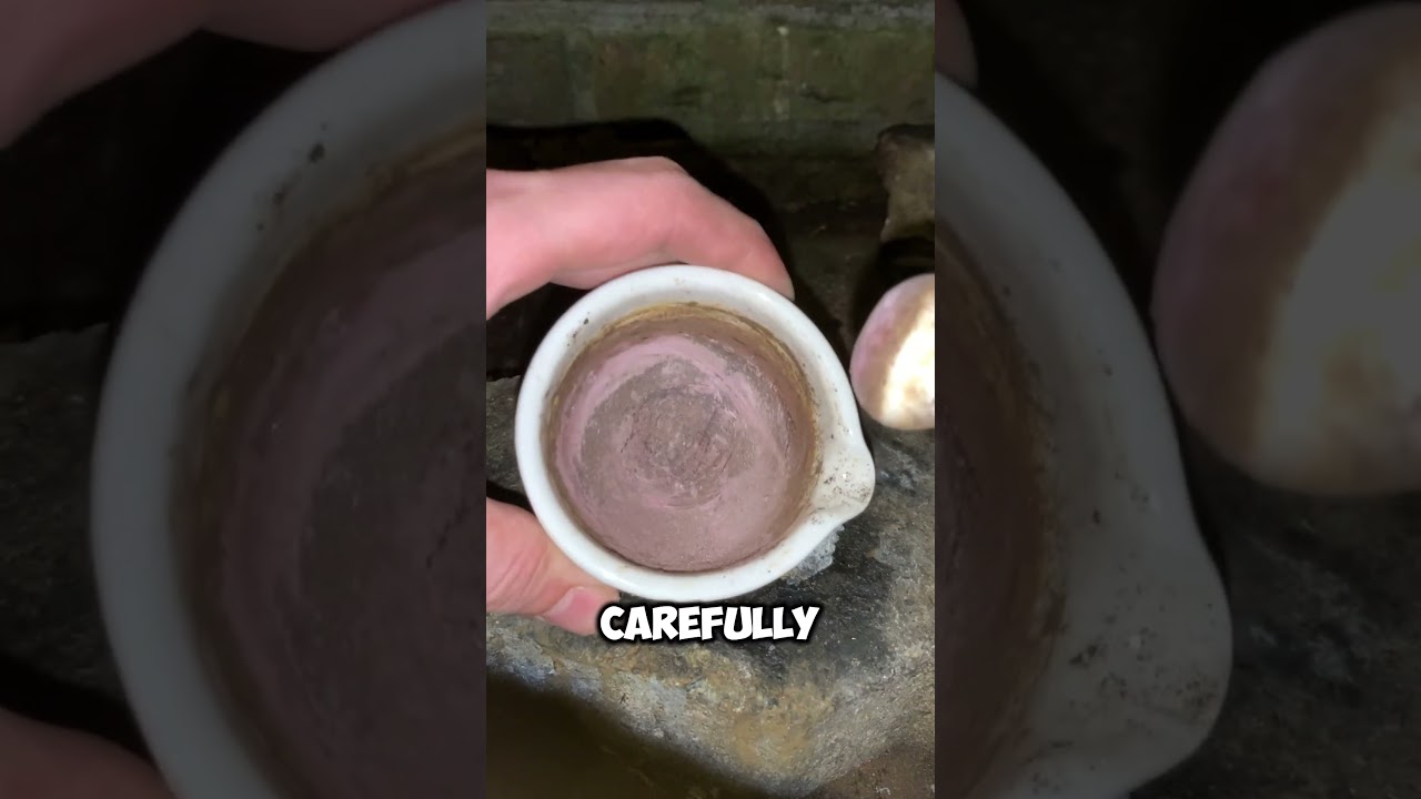 Be careful when grinding Sugar together with Potassium permanganate 🔥 