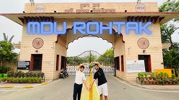 MDU Departmental Tour || Part -1 || Maharshi Dayanand University Tour || Student Vlogs