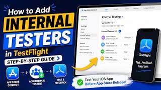How to Add Internal Testers in TestFlight (App Store Connect) | iOS App Testing Guide #realapps screenshot 5