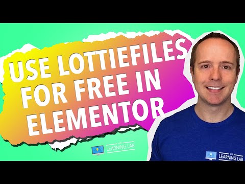 Lottiefiles + Elementor