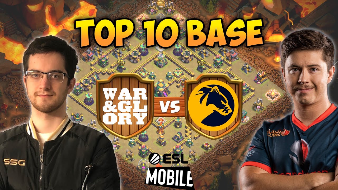 Top 10 TH14 War Base with Link | Chasmac Gaming vs War & Glory Bases | ESL Mobile