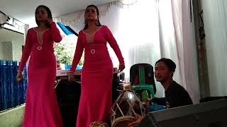 Download Lagu DAUN PUSPA - HENI NGAPRAK \u0026 SANTI LIVE SHOW CIKUTRA MP3