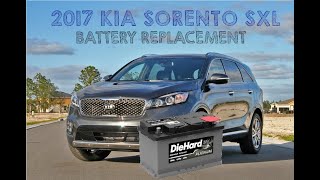 2017 KIA Sorento BATTERY REPLACEMENT