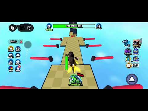Jugando a el juego de las bicicletas 4