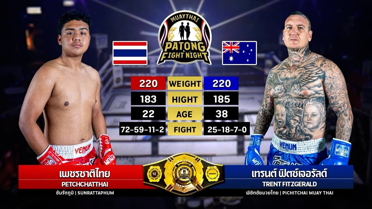 Petchchatthai Sunrattaphum vs Trent Fitzgerald