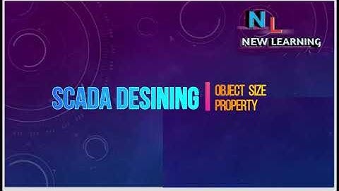 Scada tutorial| object size property in hindi| intouch scada| Scada Designing in hindi| Animation.💻