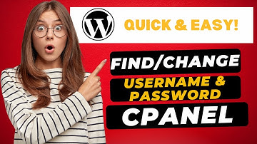 How To Find WordPress Username and Password in cPanel 🔥 - Reset or Change WordPress Password