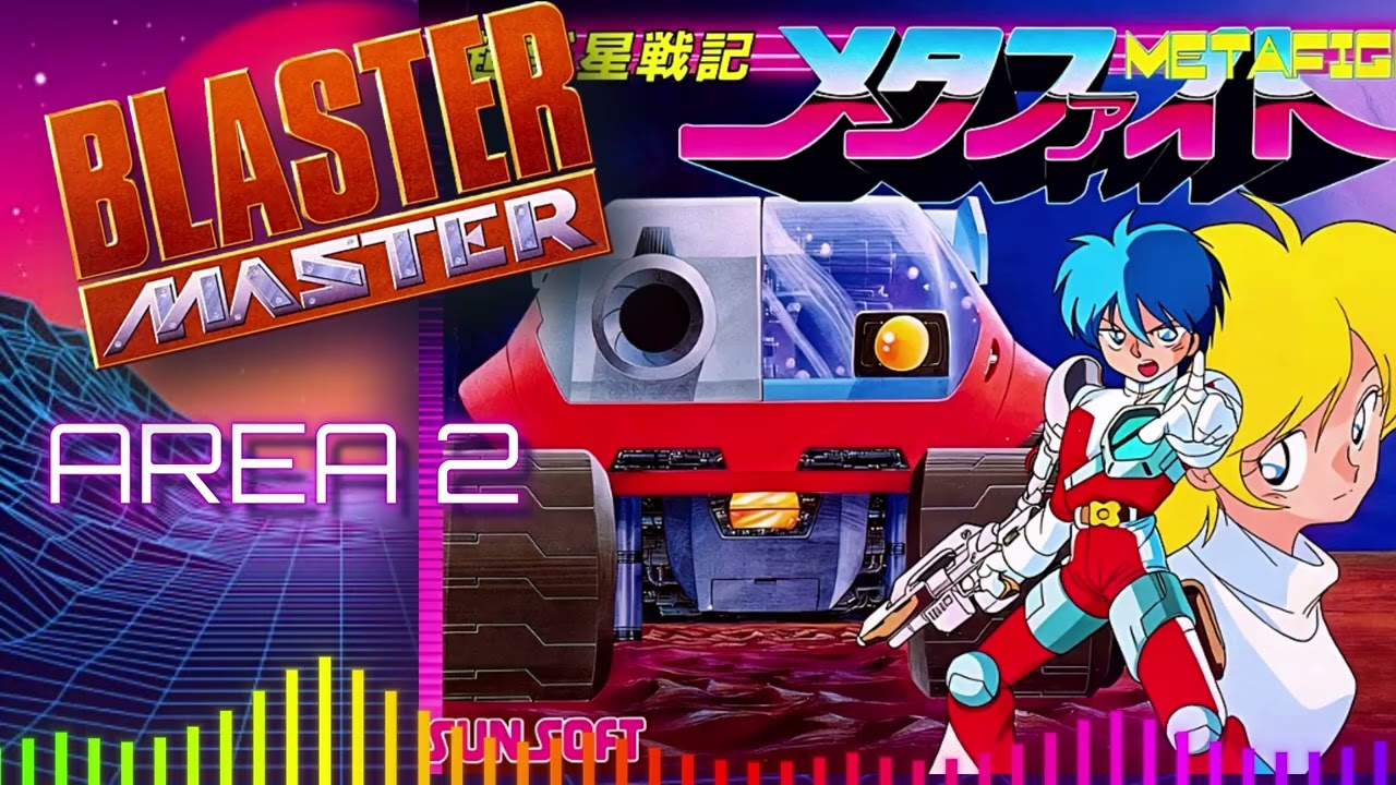 Blaster Master ~ Area 2 ~ OST 80s Synthwave ~ Electro Pop Version ~ NES ~ 超惑星戦記メタファイト