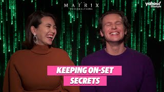 The Matrix Resurrections' Jessica Henwick & Jonathan Groff on keeping secrets | Yahoo Australia