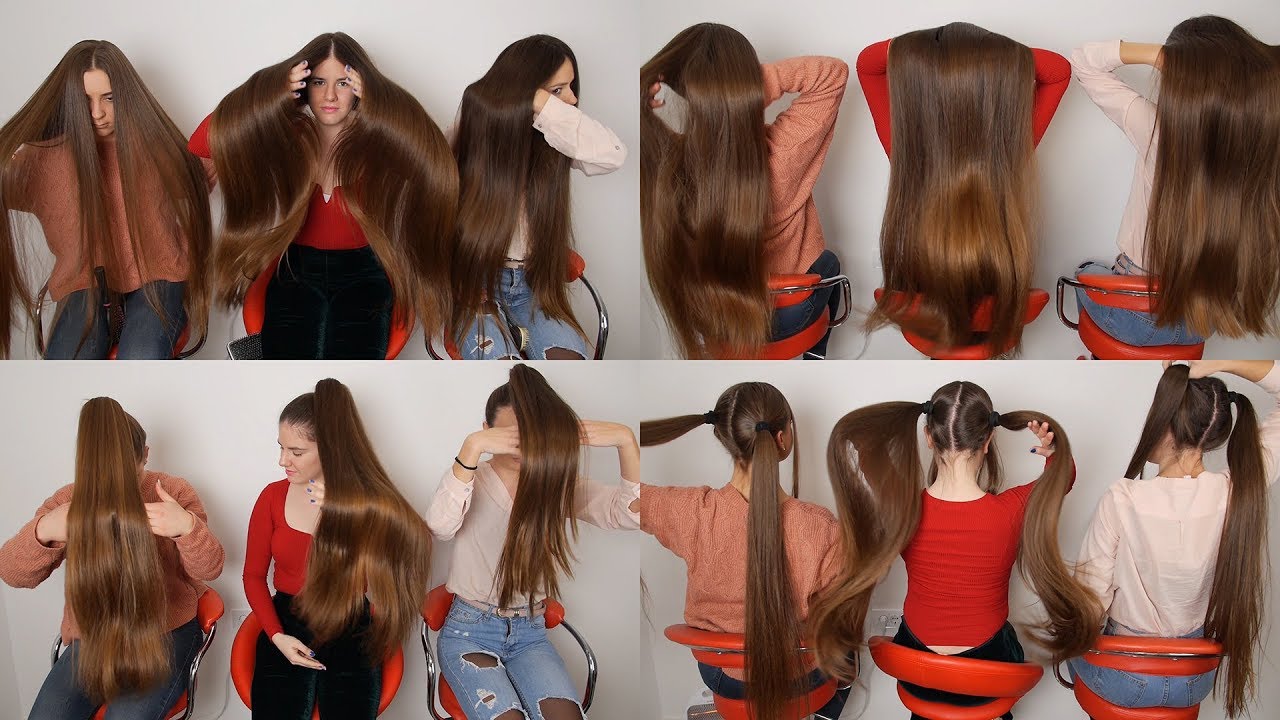 Hair2U - Suzana, Helena, and Nina, Synchronised Hair Play