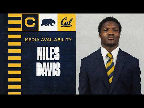 Cal Football: Niles Davis Media Availability (4.3.2026)