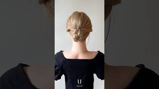 三つ編みしたら上にJUMPして留めろ