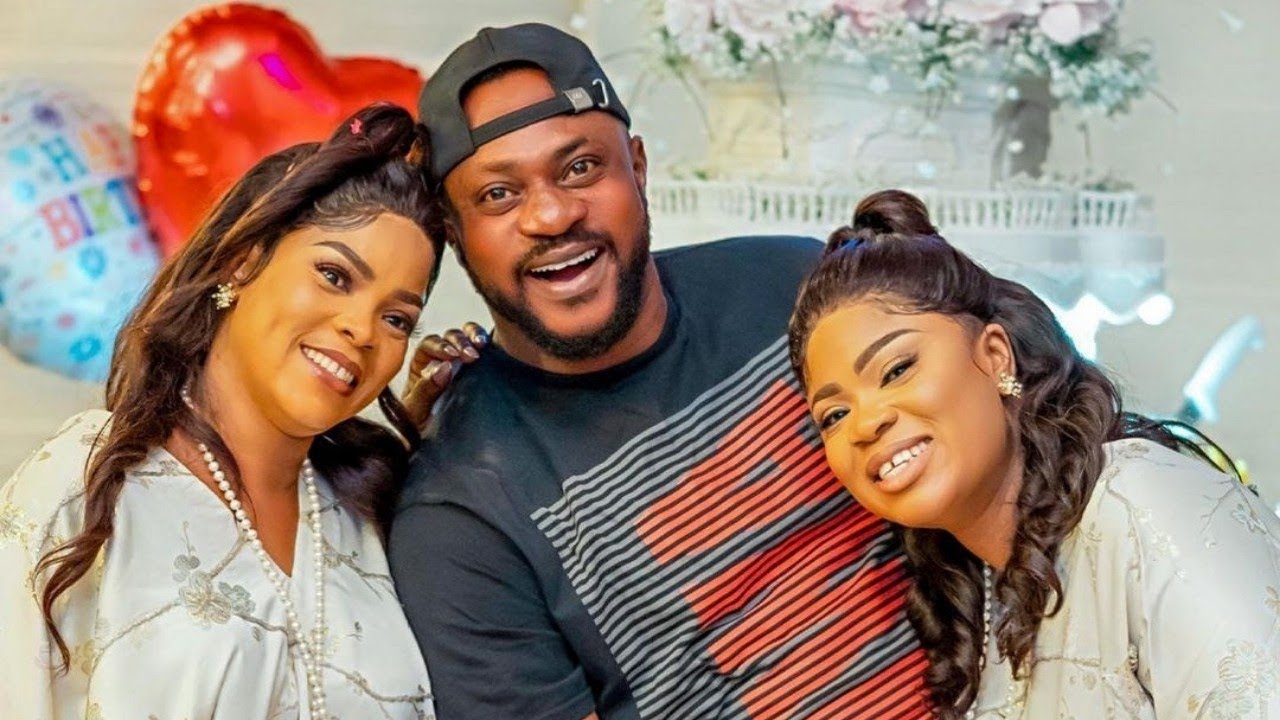 SEE HOW ACTOR ODUNLADE ADEKOLA SURPRISE ENIOLA AJAO AND TWIN SISTER ON  THEIR BIRTHDAY
