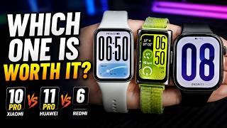 Xiaomi Smart Band 10 Pro vs Huawei Band 11 Pro vs Redmi Watch 6 – BEST BUY? 🔥