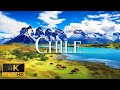 FLYING OVER CHILE (4K Video UHD) - Calming Piano Music With Beautiful Nature Video For Relaxation