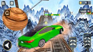 3D RAMP CAR STUNTS ANDROID GAMEPLAY - Sports Car Stunt Driving Simulator #Free Games Download screenshot 1