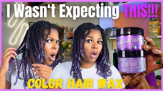 Color Hair Wax on Twist + My Hate/Love Relationship with Natural Hair