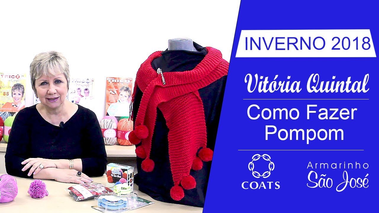Como Fazer Pompom Fácil e Rápido com Vitória Quintal