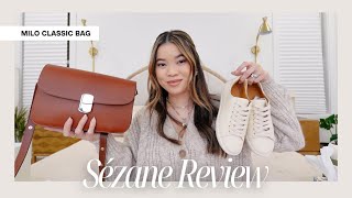 Sézane Milo Classic Bag and Jack Trainers Unboxing and Review! What fits in the Milo Classic Bag? by by CHLOE WEN 6,566 views 3 months ago 15 minutes