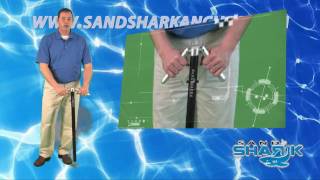 Sand Shark Anchor | Stainless Steel portable auger anchor for the sand and beach
