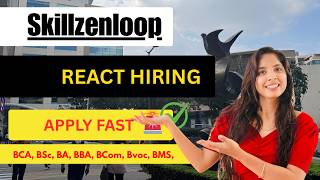 Frontend Developer (React.js) Job 🔥 | Fresher & Experienced | IT Company Hiring