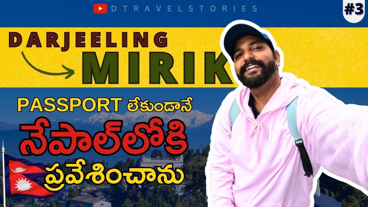 Darjeeling to Mirik, Entering IndoNepal Border, Mirik Lake, Nepal