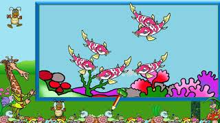 Belajar Berhitung Untuk Anak PAUD & TK | Menghitung Ikan 1-10