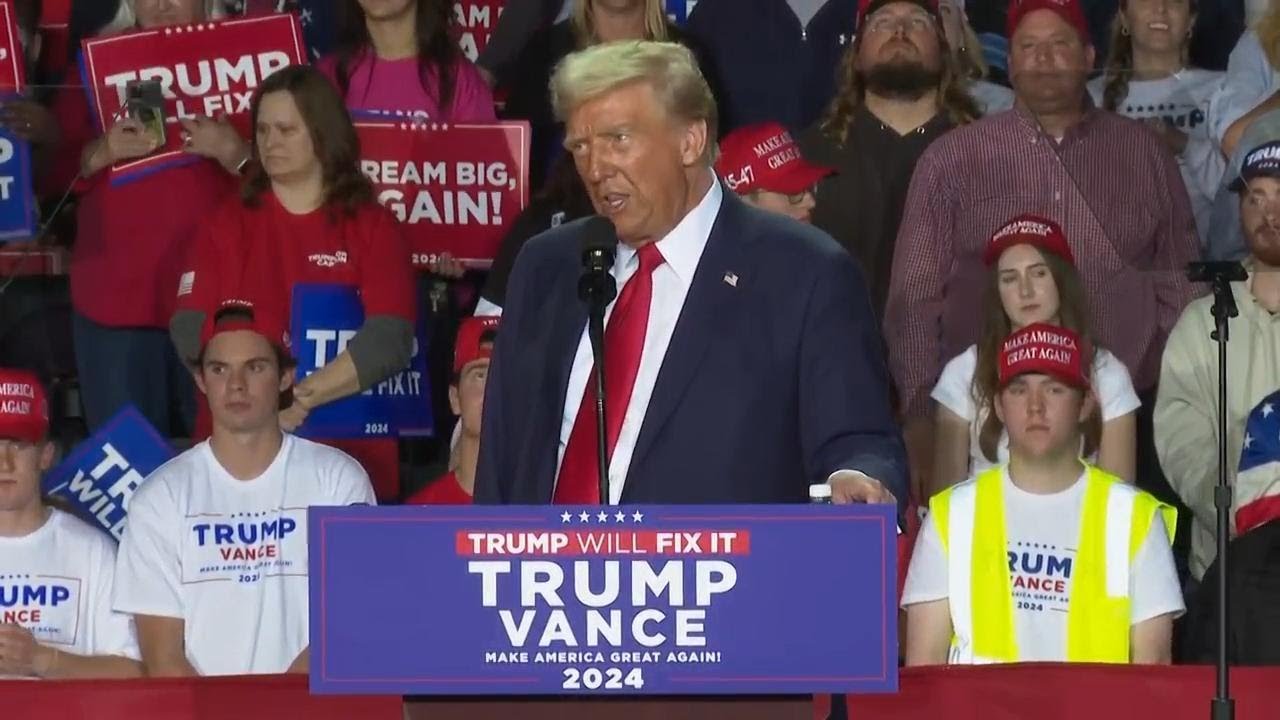 Trump says Michigan rally will be his last ever in final push before Election Day