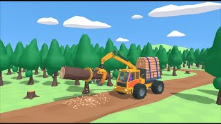 Satisfying Lumber Harvest Joy - Wood Harvest Gameplay (Android, iOS)