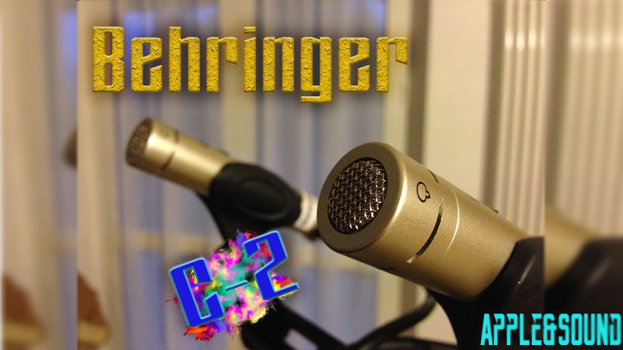 BEHRINGER C2 microphones Unboxing&Test YouTube