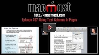 Using Text Columns in Pages (MacMost Now 767)