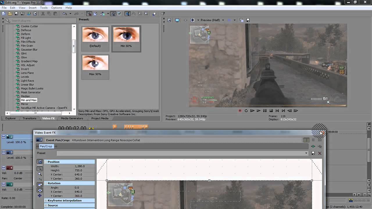 Sony Vegas | Defocus - Editing Elements | FluffeyHD Tutorial 26
