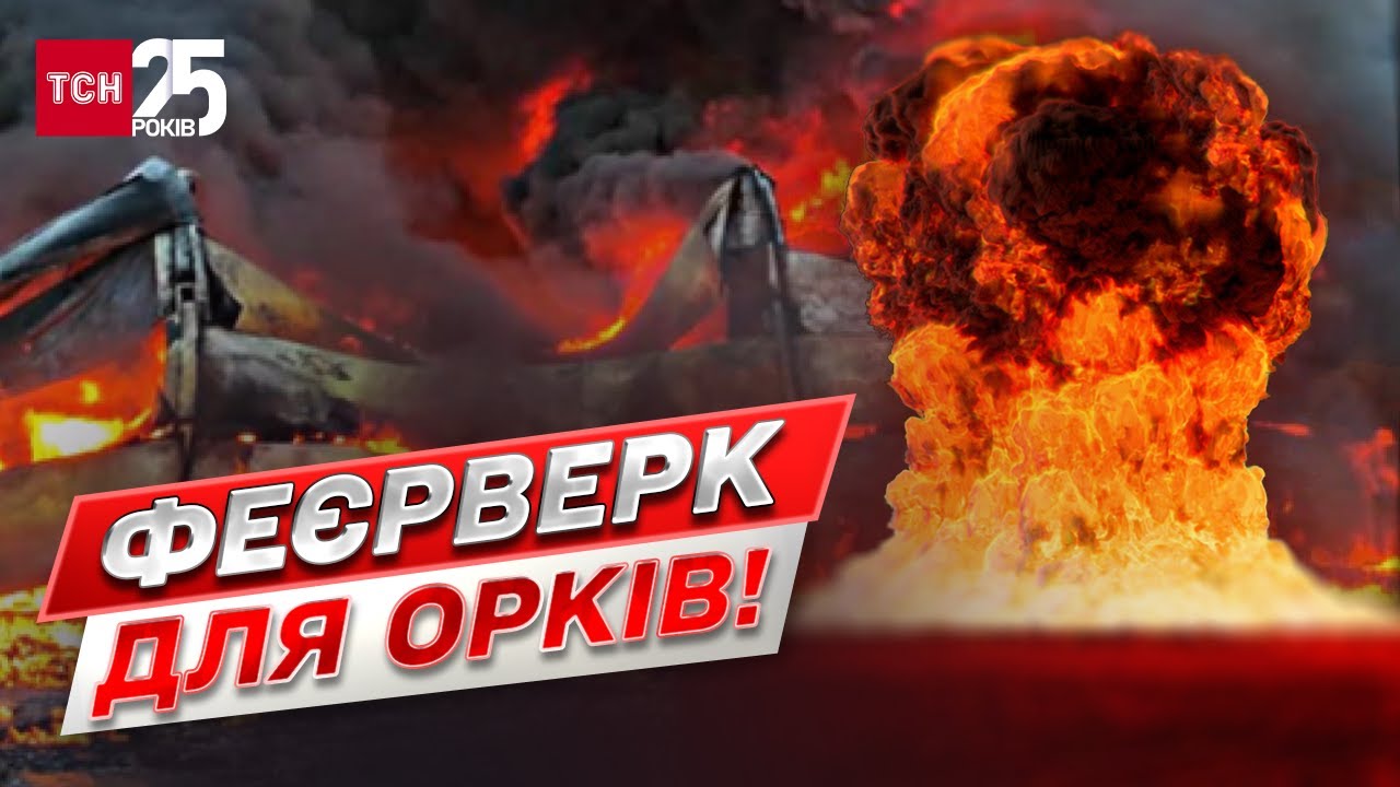 🔥 Русня палає! Яскравий феєрверк для орків! - YouTube