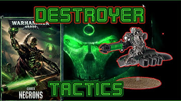 How To Win As Necrons, Destroyer 8th Edition Tactics