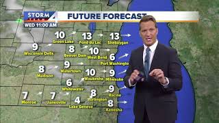 Early sunshine shifts to mostly cloudy