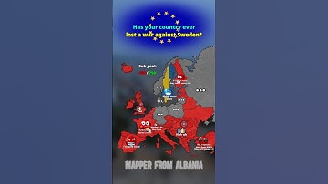 Has your country ever lost to Sweden? #map #geographythroughmaps #europe #mapping #geography #sweden