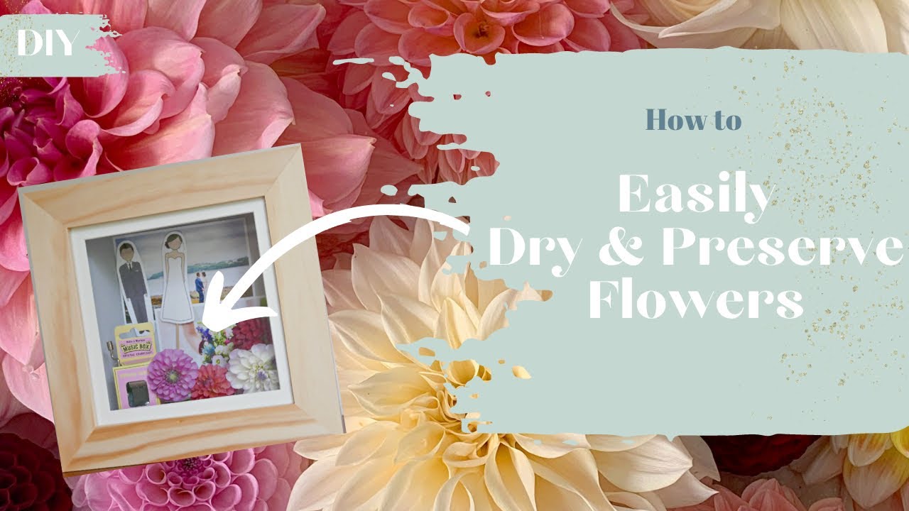 How to Dry and Preserve Flowers with Silica Gel Easy Wedding Bouquet Preservation Idea YouTube