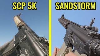 SCP 5K vs Insurgency Sandstorm - Weapons Comparison SCP 5K vs Insurgency Sandstorm - Weapons Comparison