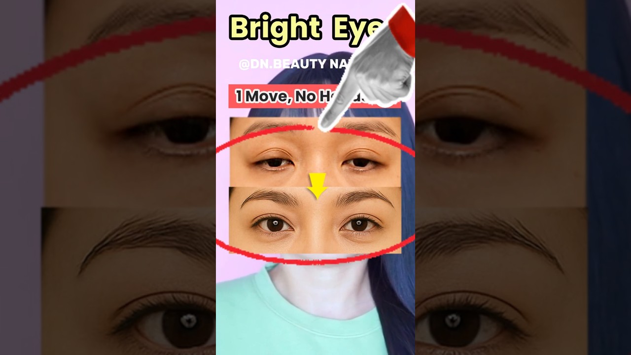 Bright Eyes in Seconds 👀 Eye Glow Up! 