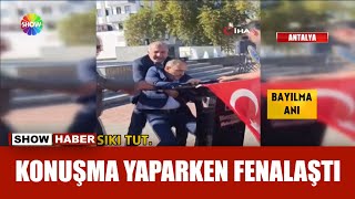 Muhtar Kürsüde Baygınlık Geçirdi