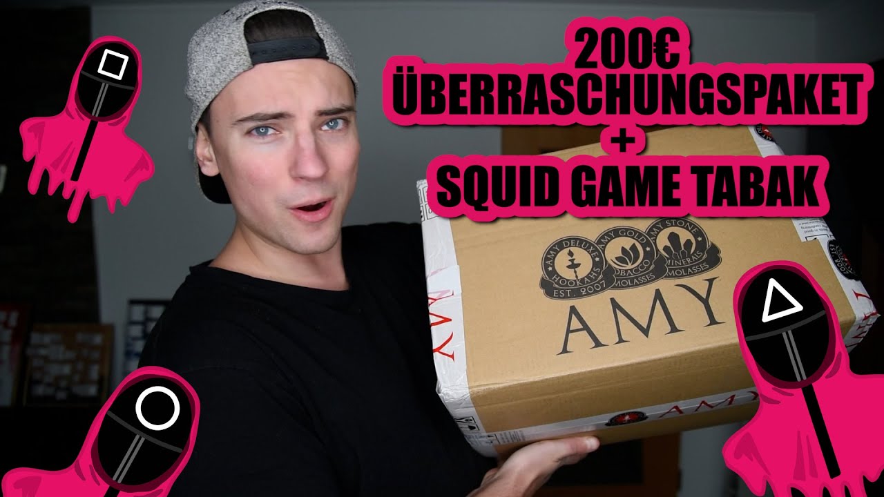 🎄 TÜRCHEN 23 🎄 | 200€ AMY ÜBERRASCHUNGSPAKET + SQUID GAME TABAK | SHEESHZEMBER