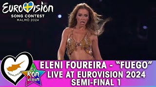 Eleni Foureira - "Fuego" - LIVE @ Eurovision Song Contest 2024 (Semi-Final 1)