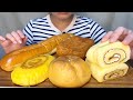 【咀嚼音/ASMR】生理前にひんやり菓子パンを爆食。半額スーパーの菓子パン　No talking mukbang
