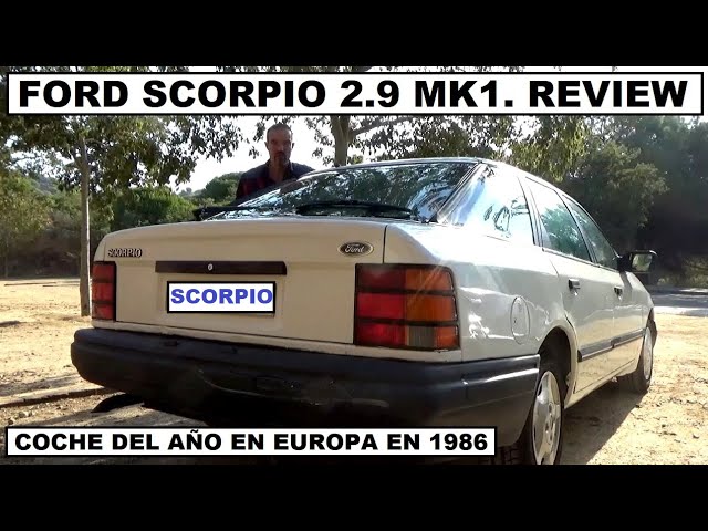 Ford Scorpio 2.9 Mk1 1987-89. Review. Coche Del Año En Europa 1986 - Youtube