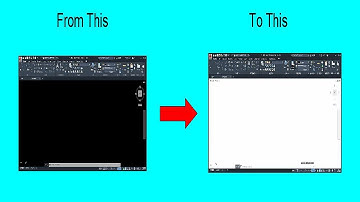 How to change model space background color in AutoCAD #autocad
